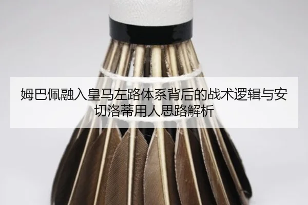 姆巴佩融入皇马左路体系背后的战术逻辑与安切洛蒂用人思路解析